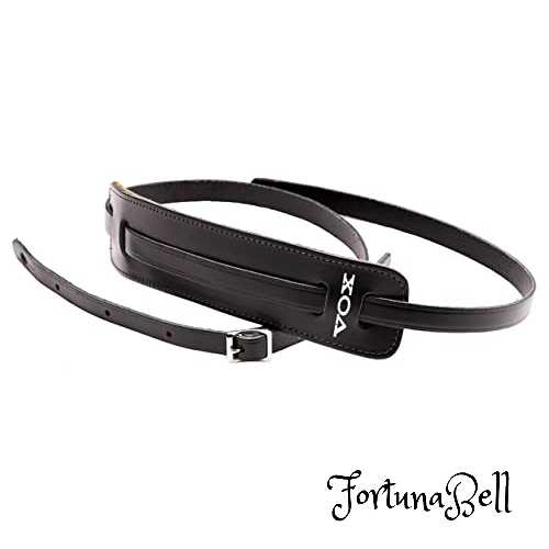 色：ブラック VOX ギターストラップ レザー 革 60's VINTAGE STRAP MM25-BLK ブラック 黒