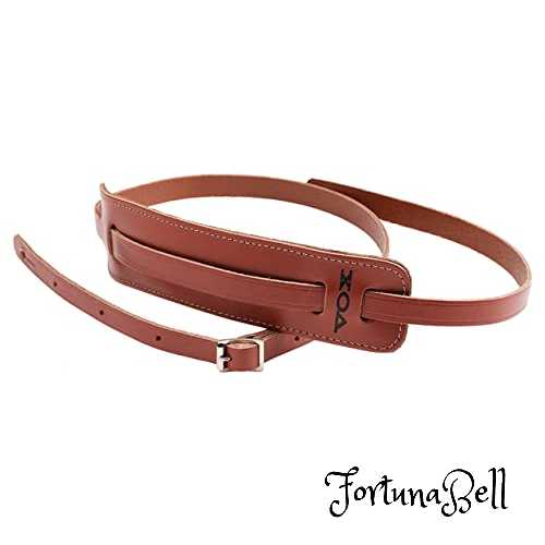 色：ウォルナット VOX ギターストラップ レザー 革 60's VINTAGE STRAP MM25-WAL ウォルナット 茶