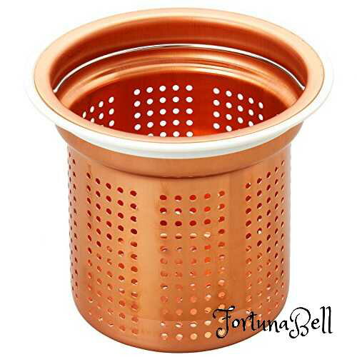 Belca 日本製 排水口 ゴミ受け 流し用銅製ゴミカゴ 135/145両用タイプ 直径14.4・13.4*高さ11.9cm 銅色 SP-220