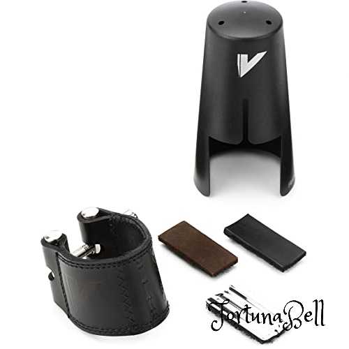 バンドーレン B*クラリネット用 リガチャー&プラスチックキャップ*レザー*