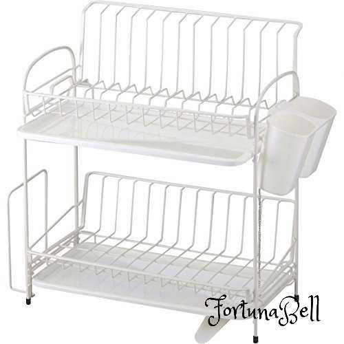 和平フレイズ(Wahei freiz) 鉄 水切りバスケット 2段 スリム ブランス RG-0237