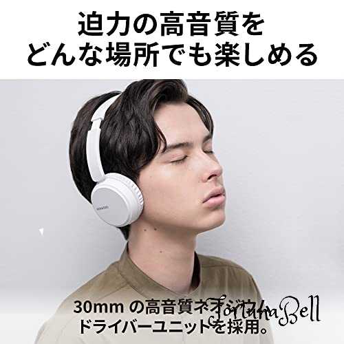 JVCケンウッド KENWOOD KH-KZ30 ワイヤレスヘッドホン マルチポイント マイク付き テレワーク Bluetooth Ver5.1 連続35時間再生 KH-KZ30-B ブラック
