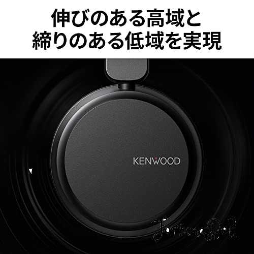 JVCケンウッド KENWOOD KH-KZ30 ワイヤレスヘッドホン マルチポイント マイク付き テレワーク Bluetooth Ver5.1 連続35時間再生 KH-KZ30-B ブラック