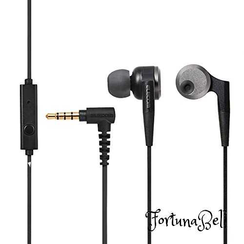 エレコム ステレオ イヤホン カナル φ10mm ドライバー マイク付き 重低音 GrandBass ブラック EHP-GB100MBK エレコム ステレオ イヤホン カナル φ10mm ドライバー マイク付き 重低音 GrandBass ブラック EHP-GB100MBK