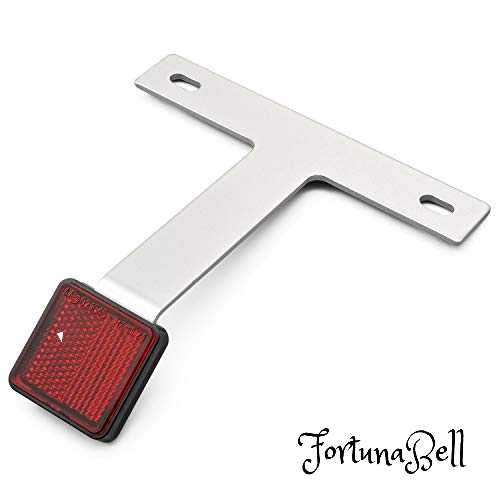 色：クリアー デイトナ(Daytona) バイク用 リフレクター 21年新基準対応 角度40* アルミ製 スクエアリ..