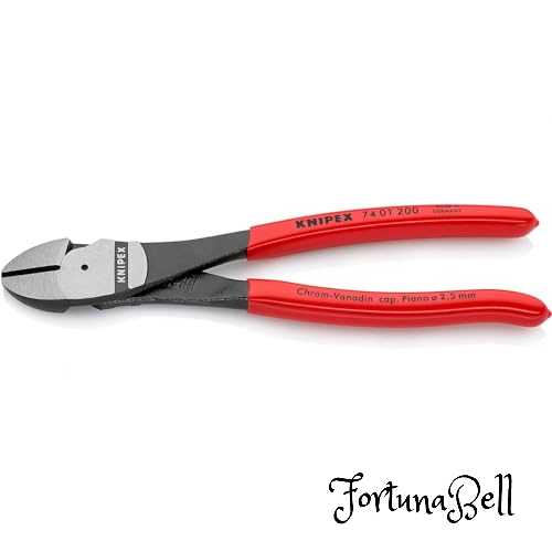 クニペックス KNIPEX 7401-200 強力型斜ニッパー(硬線用) (SB)