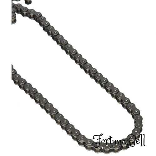 色：STD/スチール サイズ：104L アールケー(RK) ドライブチェーン 420サイズ 104リンク 鉄色ノンシールチェーン 420MS-104L