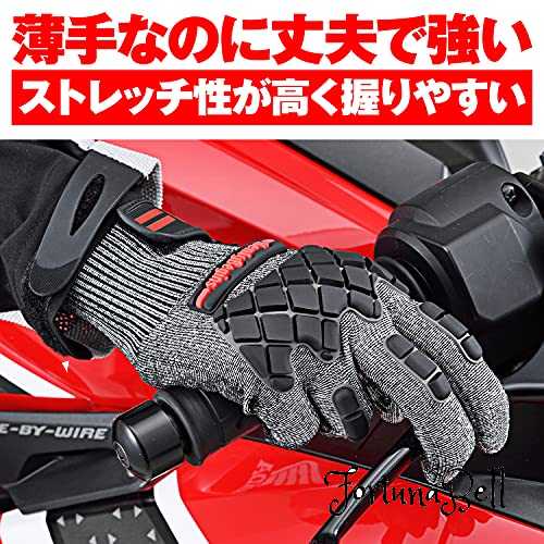 色：レッド サイズ：M デイトナ(Daytona) バイク用 グローブ 春夏秋 耐摩擦性 ソフ...