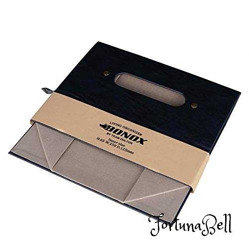 ダルトン(Dulton) カバー フォールダブル ティッシュ ボックス ネイビー 高さ77*幅260*奥行140mm FOLDABLE TISSUE BOX NAVY H20-0155NB [2]