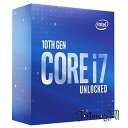 INTEL CPU BX8070110700K Core i7-10700K プロセッサー 3.80GHz(5.10 GHz) 16MBキャッシュ 8コア