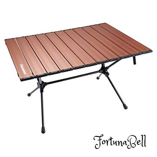 色：レッド T-520RD キャンピングムーン CAMPING MOON ロールテーブル スリムテーブル キャンプ 折りた..