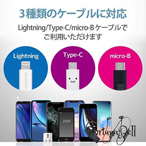 色：ホワイトフェイス エレコム USB コンセント 充電器 5W USB-A*1 iPhone (iPhone13シリーズ対応) / Android/タブレット 対応 ホワイトフェイス MPA-ACU07WF