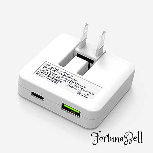 SUCCUL 極薄 20W 超小型 折り畳み USB タイプc 急速充電器 PD 充電器 Power Delivery 3.0 iPhone用(ホワイト)