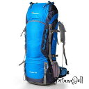 色：A スカイブルー ( 80L ) マウンテントップ Mountaintop バックパック 80L / 55L 登山 リュック 大容量 登山用 バッグ 大型 サック キャンプ ハイキング 防災 旅行 軽量 防水 レインカバー付き