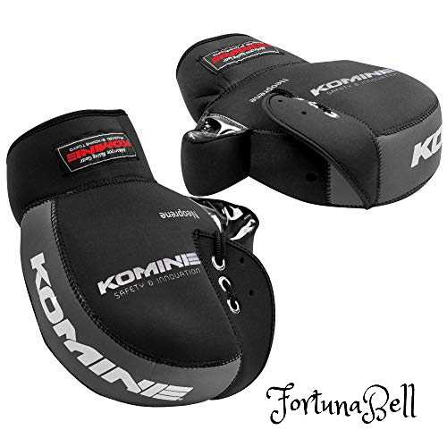色：black/grey サイズ：Free コミネ(KOMINE) バイク用 ネオプレーンハンドルウォーマー/ハンドルカバー ブラック/グレー フリー AK-021 345