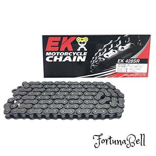 サイズ：118L イーケー(EK) 強化ノンシールチェーン 428SR スチール 118L クリップジョイント