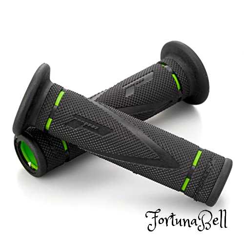 色：グリーン 用途 バイク用22mmハンドルグリップ 材質 耐震ゲル 仕様1 サイズ:122mm、内径(左/右):22mm/25mm 仕様2 エンド貫通タイプ 仕様3 長距離ツーリング時の疲労軽減とスポーツ走行時の適度な硬さを両立させた二層構造ラバー仕様