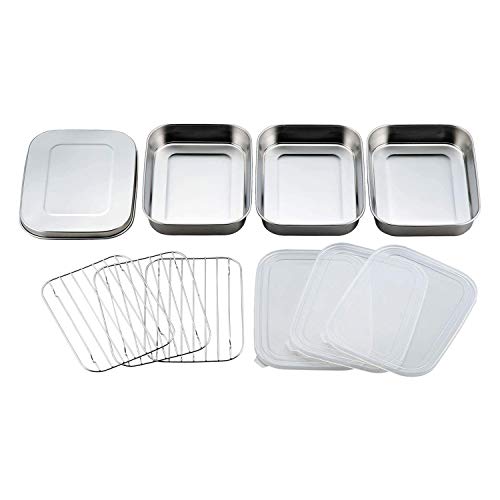 サイズ(約):バット/22.2*16.8*3.6cm、フタ/22.8*17.7*1.5cm、フタした時の全高/3.8cm、シールフタ/22.4*17.2*0.8cm、アミ/19.8*14.2*0.8cm素材・材質:バット・フタ・アミ/18-...