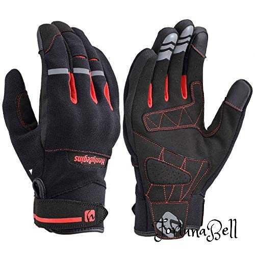 色：レッド サイズ：XL デイトナ(Daytona) バイク用 グローブ 春夏秋冬 ソフトプロテクター スマホ対応 ストレッチフィットグローブ HBG-050 レッド XLサイズ 15850