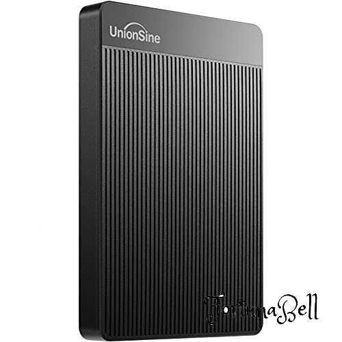 色：ブラック サイズ：1TB UnionSine 外付け ハードディスク 超薄型外付けHDD ポータブルハードディスク 1TB 2.5インチ USB3.0に対応 PC/Mac/PS4/XBox適用に対応 テレビ録画 (黒)HD-006