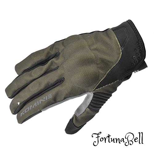 色：Olive サイズ：L コミネ(KOMINE) バイク用 GK-183 プロテクトメッシュグローブ-ブレイブ Olive L