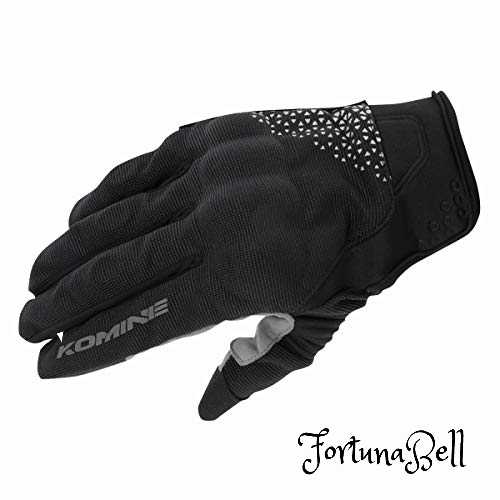 色：Black/Delta Grey サイズ：M コミネ(KOMINE) バイク用 プロテクトメッシュグローブ-ブレイブ Black/Delta Gre M GK-183 1049 春夏秋向け メッシュ素材