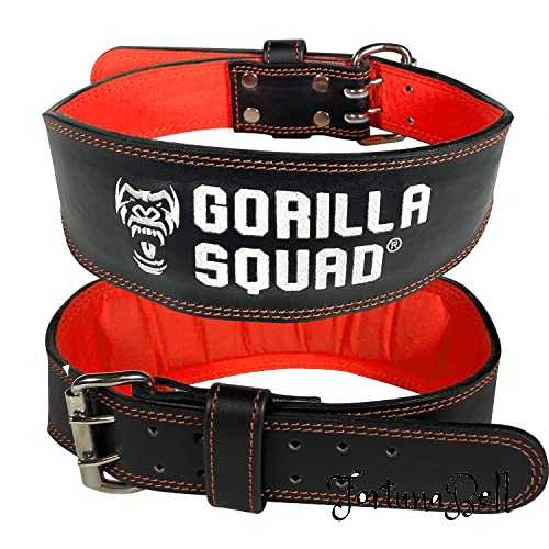 色:オレンジ サイズ:XLサイズ GORILLA SQUAD(ゴリラスクワッド) ウェイトリフティングベルト トレーニングベルト レザー パワーベルト 柔らかい 色:オレンジ サイズ:XLサイズ GORILLA SQUAD(ゴリラスクワッド) ウェイトリフティングベルト トレーニングベルト レザー パワーベルト 柔らかい
