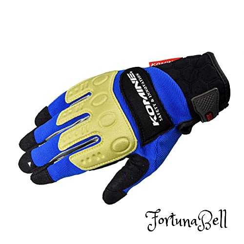 色：KOMINE Blue/yellow サイズ：XL [KOMINE] グローブ 06-134