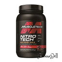 サイズ：1.0kg Muscletech(マッスルテック)ニトロテック 100 WHEY GOLD ホエイゴールド ダブルリッチチョコレート 910g