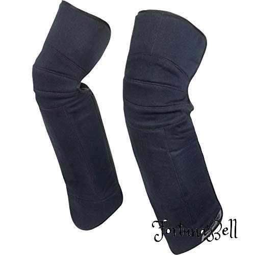 色：Denim コミネ(KOMINE) バイク用 プロテクトウォームチャップス Denim フリー PK-923 1292 秋冬向け CE規格 プロテクター 防風