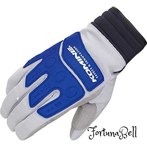 色：KOMINE Grey/Blue サイズ：L コミネ(KOMINE) バイク用 インストラクターウインターグローブ INSTRUCTOR KOMINE Grey/Blue L GK-785 865 春秋冬向け 防水 防寒