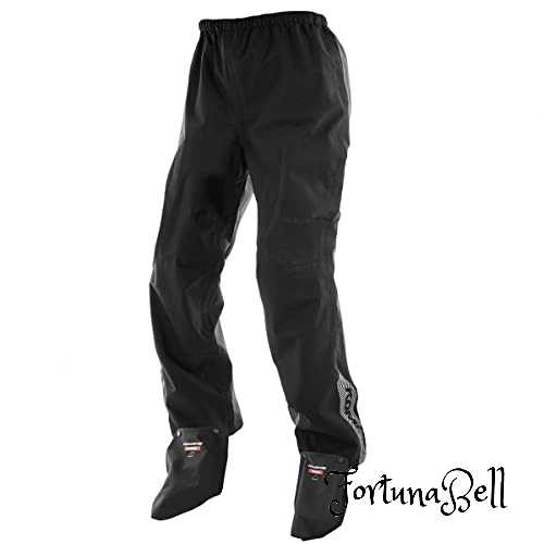 色：ブラック サイズ：L コミネ(KOMINE) バイク用 RK-550 ブレスター3レイヤーレインパンツ 03-550 メンズ Black L