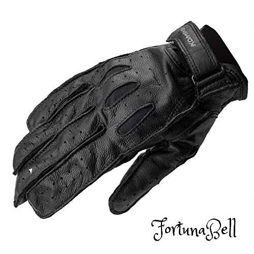 色：ブラック サイズ：M [コミネ] バイク用 ヴィンテージショートレザーグローブ ブラック M GK-161 971 春夏秋向け 本革