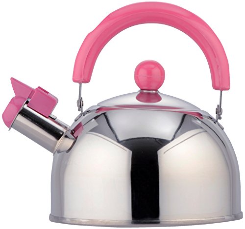 和平フレイズ(Wahei freiz) ケトル お湯 キャンディール 1.5L ピンク 笛吹タイプ IH対応 CR-5283