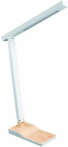 サイズ(約):ヘッド/幅35*奥行300*高さ17mm、アーム/340mm、ベース/幅97*奥行160*高さ20mm本体重量(約):480g光源:白色LED (交換不可)、色温度:約6000K、最大照度:約1520ルクス、演色性:Ra80定...