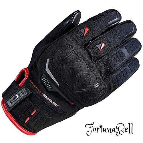 色：ブラック/レッド サイズ：M RSタイチ(RS TAICHI) TAICHI バイク用 オールシーズン 防水 レイン タッチパネル対応 プロテクター内蔵 DRYMASTER コンパス グローブ RST451 BLACK/RED M