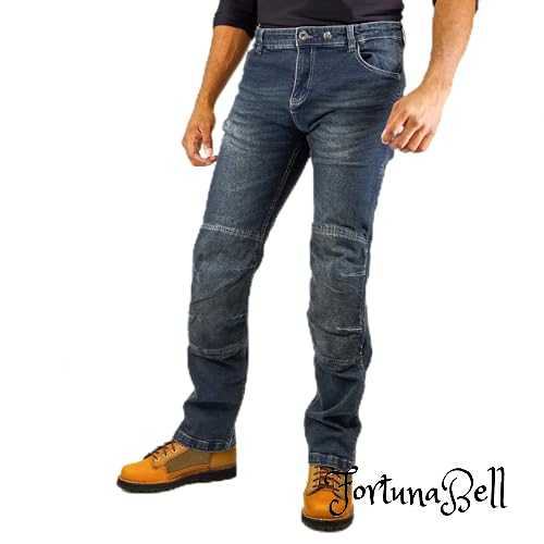 色：IndigoBlue サイズ：L COLOR:Indigo Blue SIZE:Lどんな人も履きやすいレギュラーフィットのストレッチジーンズ。両膝に高強度生地ケブラーを補強として使用。標準装備のCE規格レベル2プロテクターは外入れ式なので着脱しやすく、また別売りハードプロテクターへの換装も可能。ロールアップすることで裾裏のリフレクターを使用可能。材質・素材: デニム