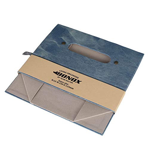 ダルトン(Dulton) カバー フォールダブル ティッシュ ボックス ライトデニム 高さ77*幅260*奥行140mm FOLDABLE TISSUE BOX LIGHT DENIM H20-0155LDM [2]