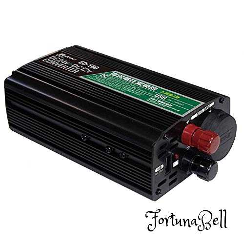 メルテック 車載用 DCDCコンバーター デコデコ 3way(USB&アクセサリーソケット&陸式ターミナル) DC24V ソケット1口15A・USB1口1A 配線タイプ Meltec ED-160