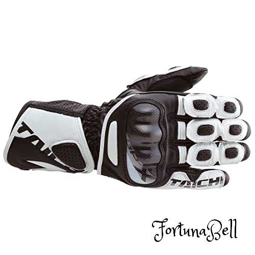 色：ホワイト/ブラック サイズ：XL RSタイチ(RS TAICHI) GP-X レーシング グローブ ロードレース レザー ホワイト/ブラック XL [NXT053]