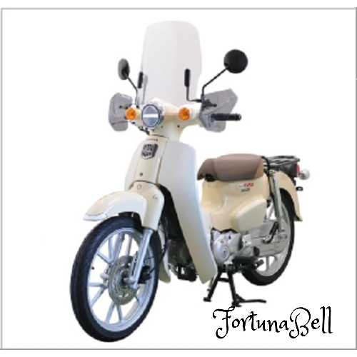 旭風防(AF ASAHI) ウインドシールド スーパーカブ50(2BH-AA09)/スーパーカブ110(2BJ-JA44)(8BJ-JA59) CUB-F3