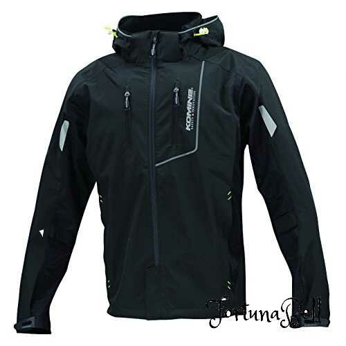 色：ブラック サイズ：2XL [KOMINE] バイク用 プロテクトハーフメッシュパーカ-ゲンリ ブラック WM JK-112 1094 春夏秋向け メッシュ素材 CE規格レベル2 CE規格 プロテクター 07-112 メンズ Black 2XL(2)