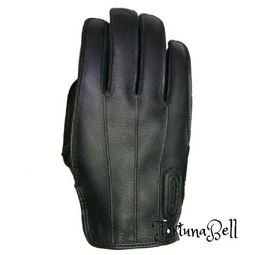 色：ブラック サイズ：XL ジェーアールピー(JRP) バイク レザーグローブ DBS ショートグローブ ブラック LL