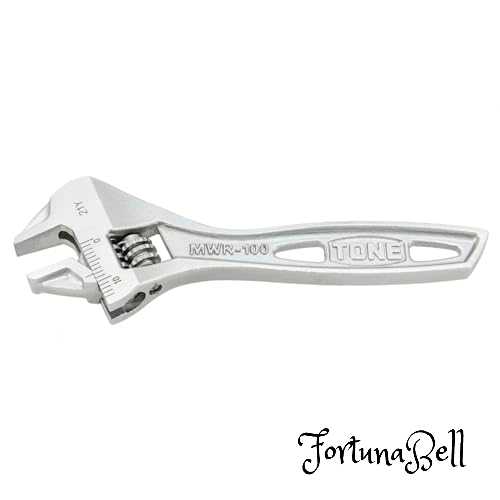 トネ(TONE) モンキレンチ(目盛付) MWR-100 全長100mm