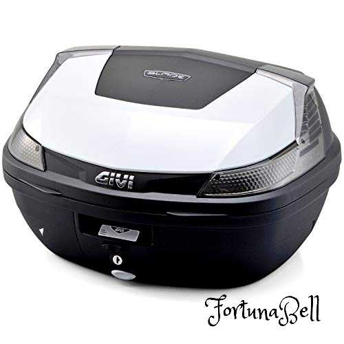 色：スモークレンズ(パールホワイト) GIVI(ジビ) バイク用 リアボックス モノロック 47L BLADEシリーズ B47NTMLB912 パールホワイト塗装 スモークレンズ 94831