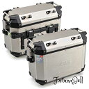 色:シルバー サイズ:片側37L GIVI(ジビ) バイク用 サイドケース 各37L アルミ製 TREKKER OUTBACKシリーズ OBKN37A PACK...