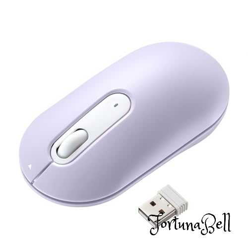 サンワサプライ 静音ワイヤレスマウス パープル MA-WBS327PP