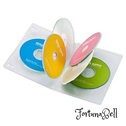 サンワサプライ(Sanwa Supply) DVDトールケース(6枚収納・10枚セット・クリア) DVD-TN6-10CL