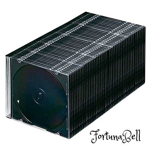 サンワサプライ(Sanwa Supply) Blu-ray・DVD・CDケース(スリムタイプ・50枚セット・ブラック) FCD-PU50MBKN2