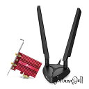 TP-Link Wi-Fi 6E Bluetooth 5.3 PCIeアダプター デスクトップパソコン Intel Wi-Fi 6E トライバンド 2402 (...